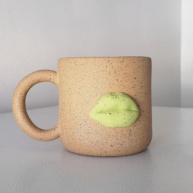 Bowl Cut Ceramics | Lips Mug