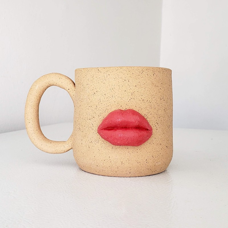 Bowl Cut Ceramics | Lips Mug